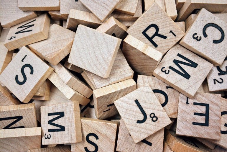 alphabet close up communication conceptual