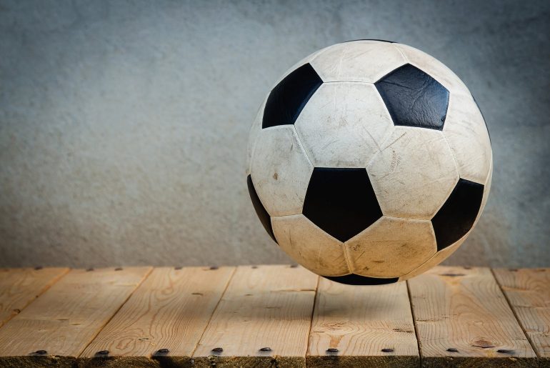 white soccer ball