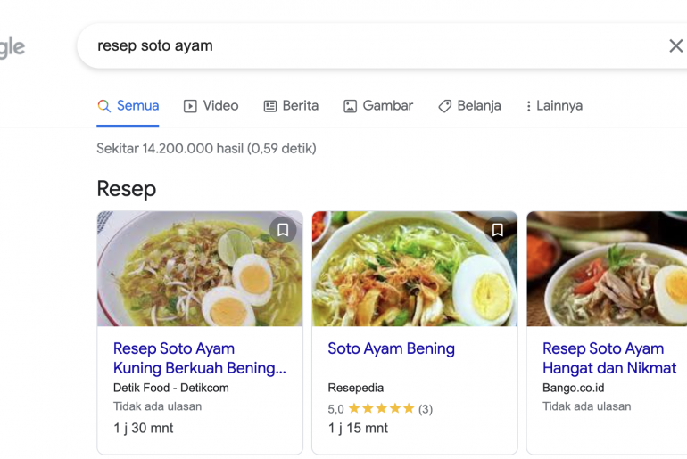 schema markup resep