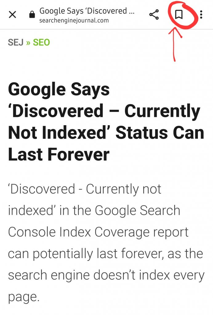 Ini yang dimaksud dengan Bookmark di Chrome