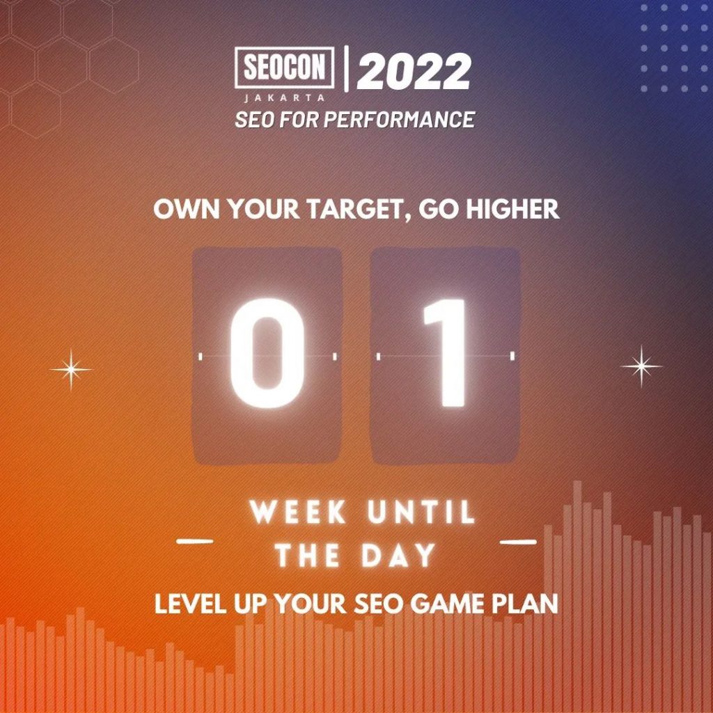 1 minggu menuju SEOCon 2022