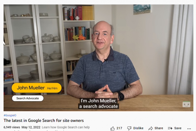 google search console video indexing