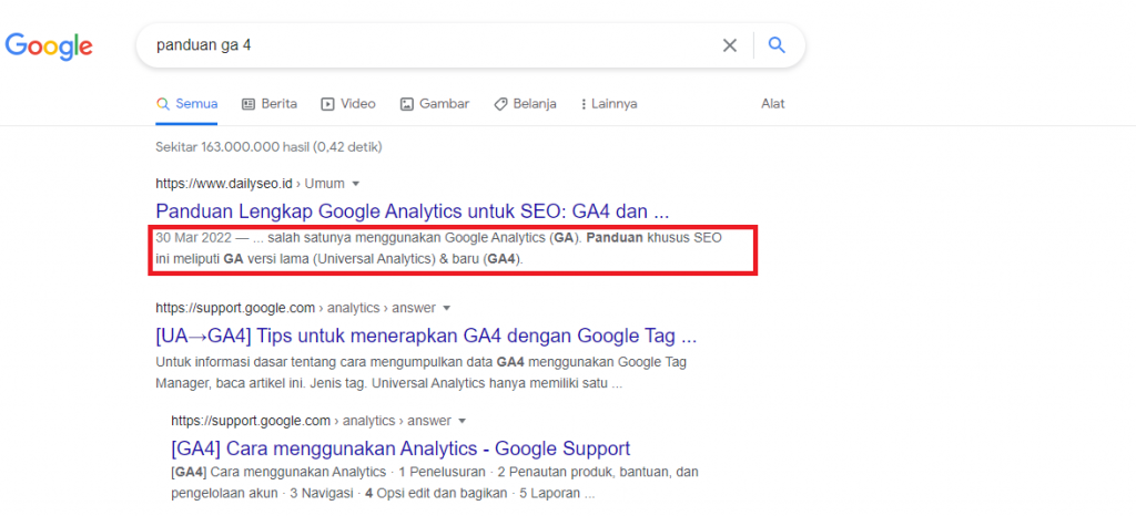 contoh meta description