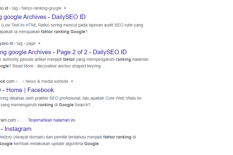 faktor ranking google meta description