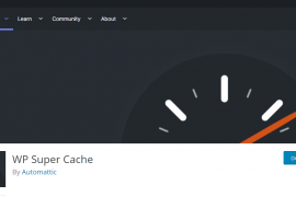 wp super cache
