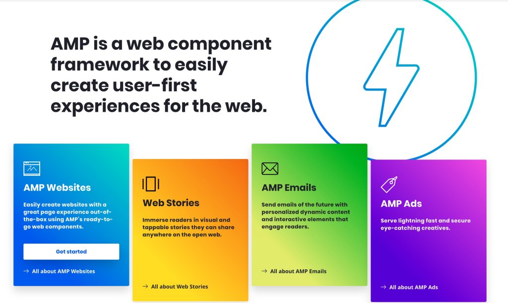 AMP website