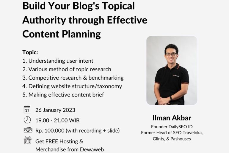 Poster Webinar #2 DailySEO ID
