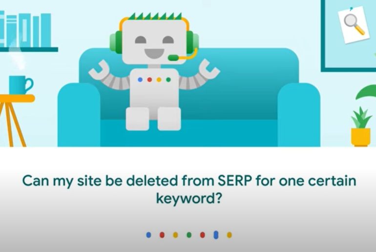 screen shot video google seo office hour april 2023