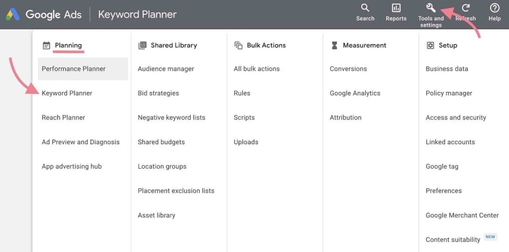 apa itu google keyword planner
