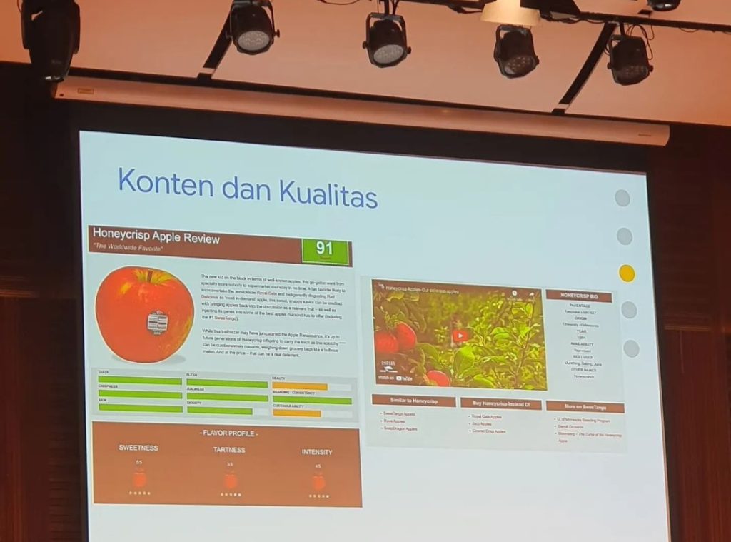 gambaran konten SEO berkualitas menurut Alfin Ho