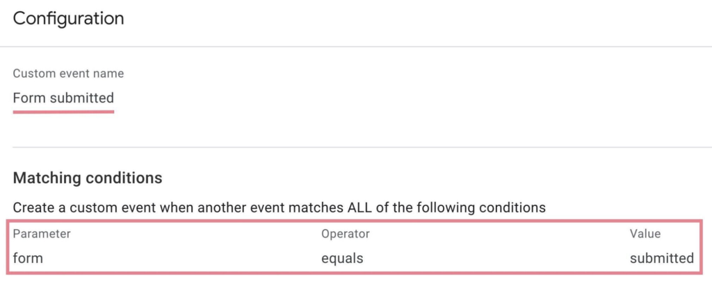 event name