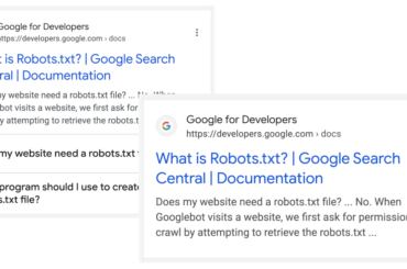 perubahan snippet faaq google