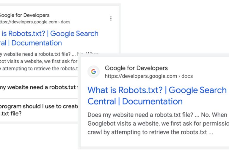 perubahan snippet faaq google
