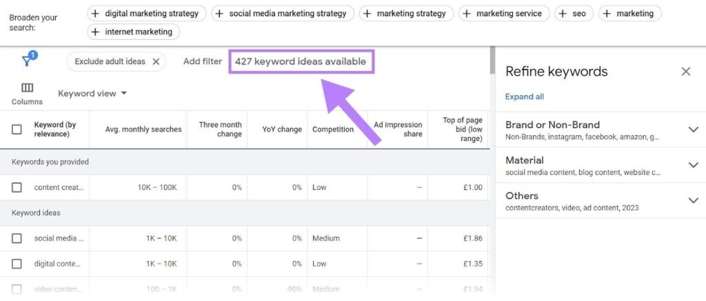 tools keyword research gratis 