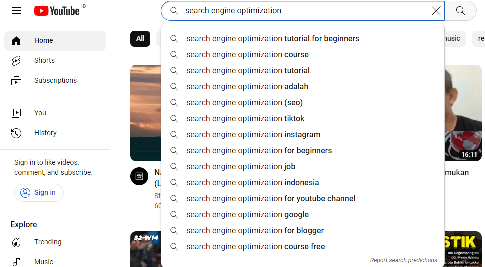 riset keyword youtube melalui autocomplete