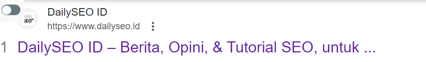 title tag adalah