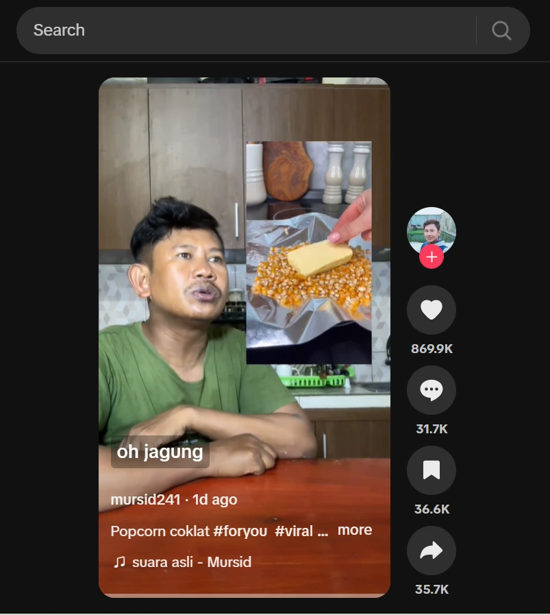 Contoh FYP pada SEO TikTok