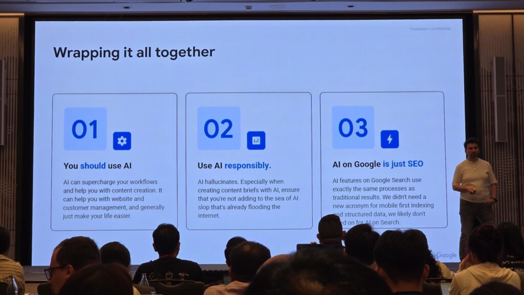Saran Google terkait AI