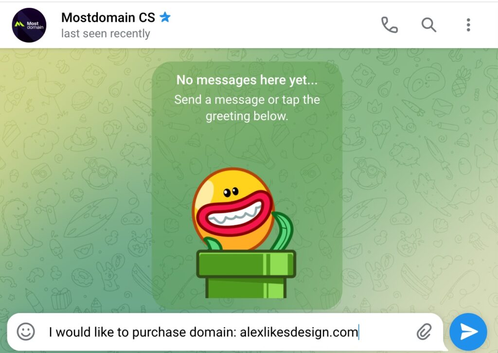 Diteruskan lewat Telegram