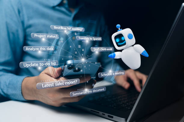 ilustrasi platform ai assistant