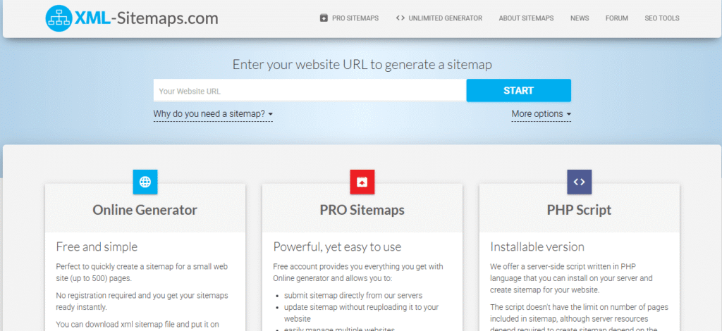 xml sitemap generator