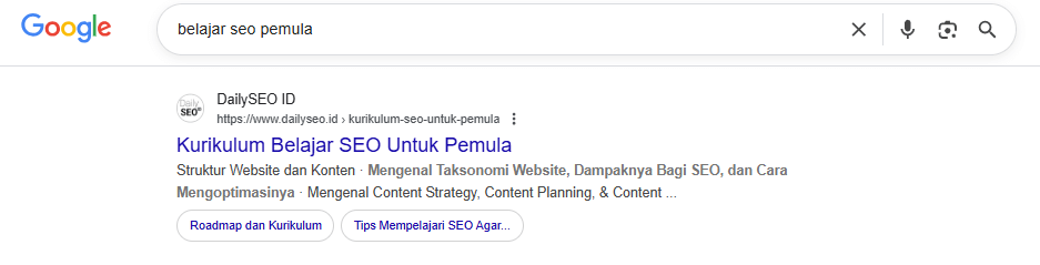 favicon dailyseo id di serp