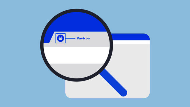 ilustrasi favicon website