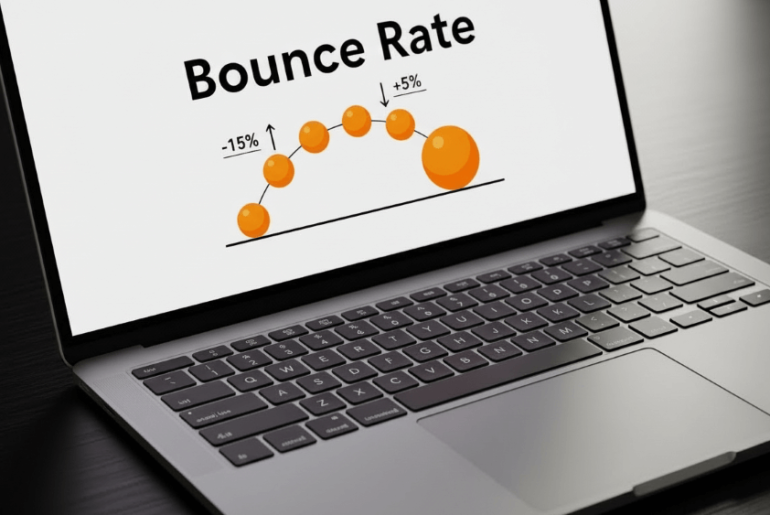 ilustrasi bounce rate di SEO website