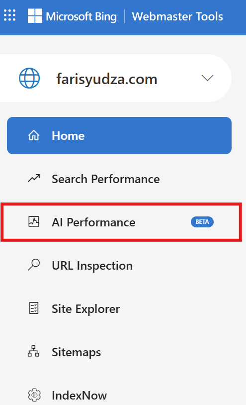 tab ai performance report bing