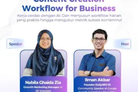 Webinar DailySEO ID High Quality AI-Assisted Content Creation Workflow for Business