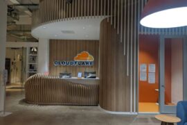 Cloudflare office entrance area - wikipedia