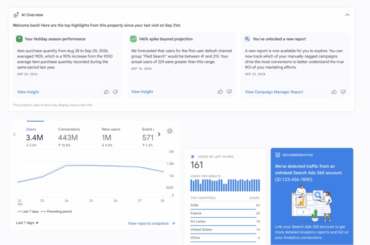screenshot ai overview di google analytics ask advisor