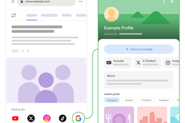 memasang search profile badge di website