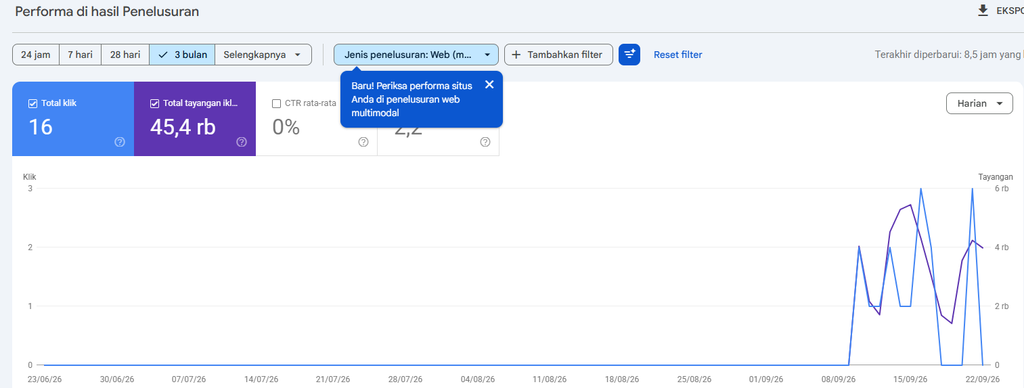multimodal search reporting