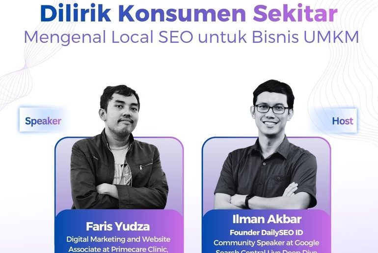 webinar strategi bisnismu dilirik konsumen sekitar: mengenal local seo untuk bisnis umkm