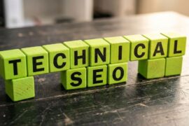 tipografi_Technical_SEO_pada_dadu_hijau
