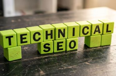 tipografi_Technical_SEO_pada_dadu_hijau